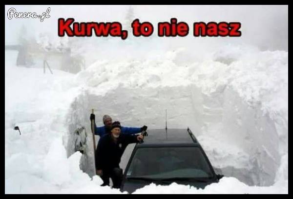 Pół dnia odśnieżania