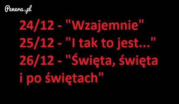 Polskie świąteczne powiedzonka :D
