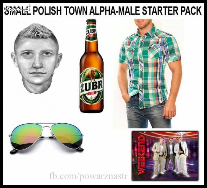 Starter pack - samca alfa z małej wiejskiej miejscowości