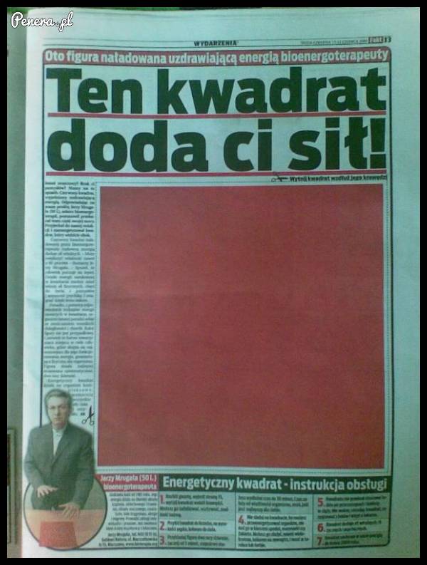 Ten kwadrat doda Ci sił