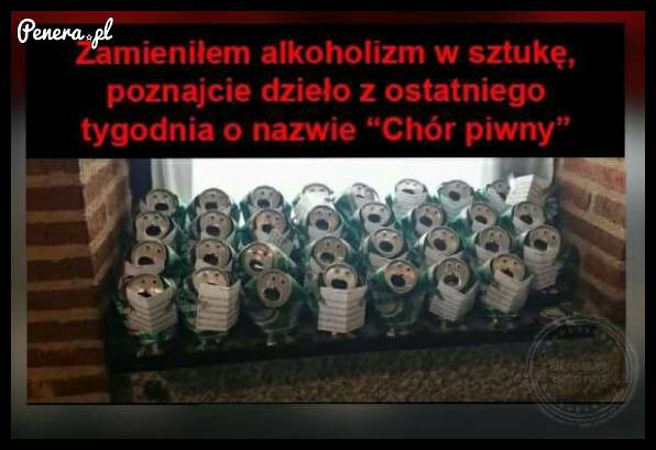 Zamienił alkoholizm na sztukę