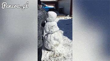 Co tam dzieciak ratujmy bałwana