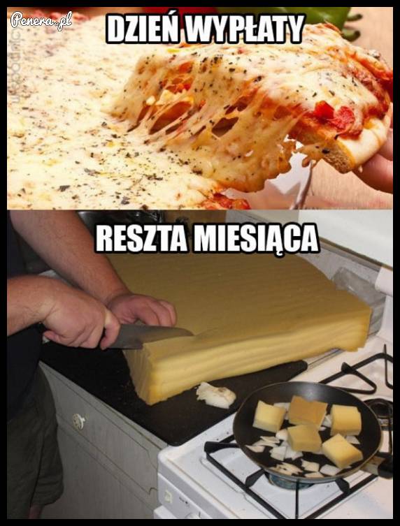 Dzień wypłaty kontra reszta miesiąca