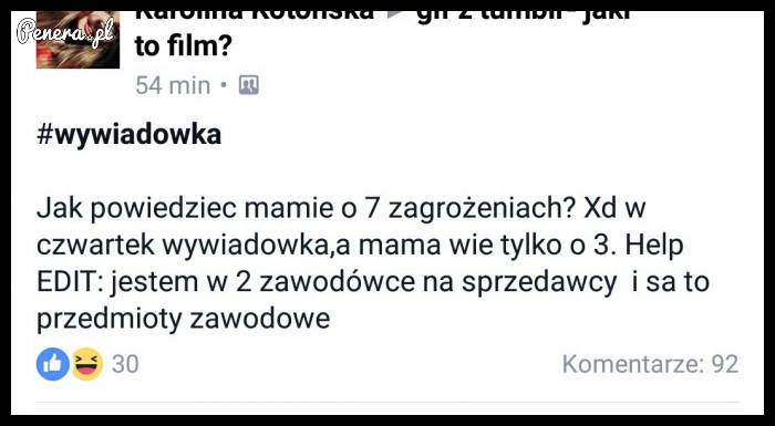 Jak powiedzieć mamie o zagrożeniach