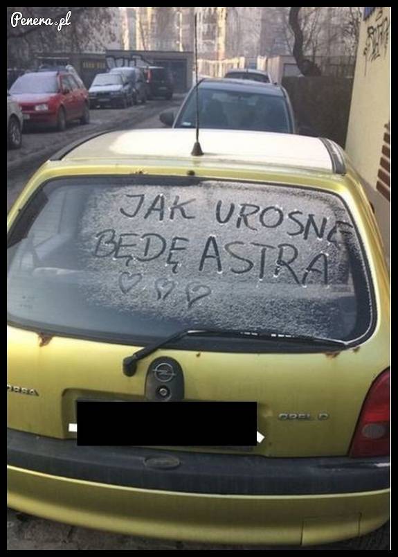 Jak urośnie będzie Astrą
