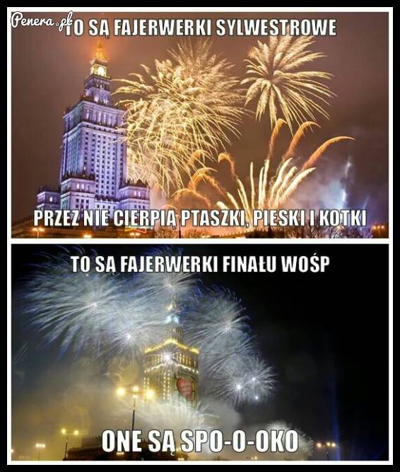 Jedne fajerwerki nie są fajne