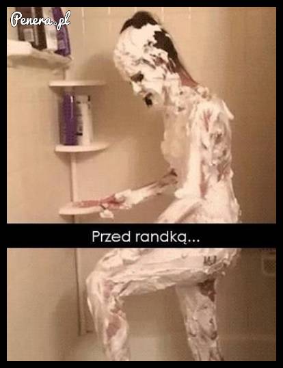 Kobieta przed randką