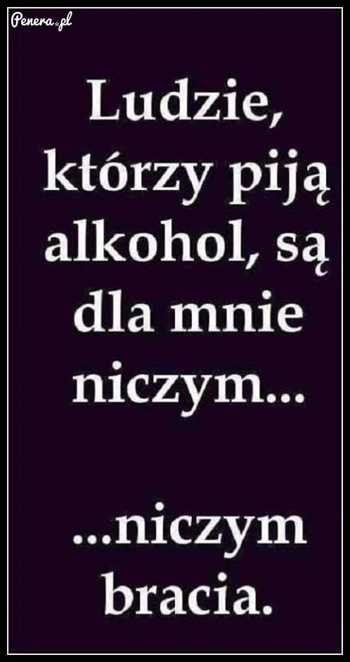 Ludzie którzy piją alkohol