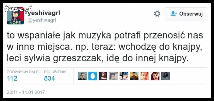 Muzyka potrafi przenosić w inne miejsce