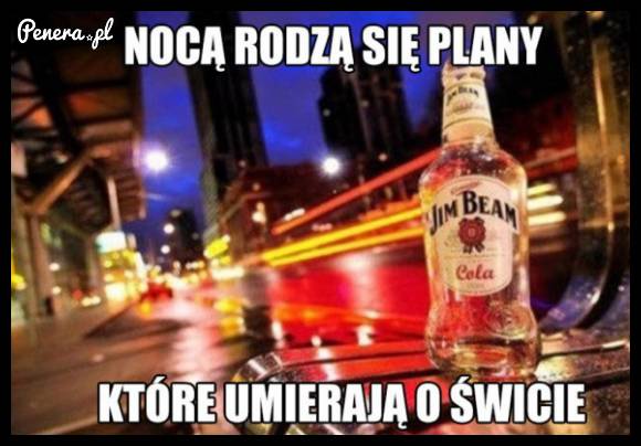 Nocą rodzą się plany