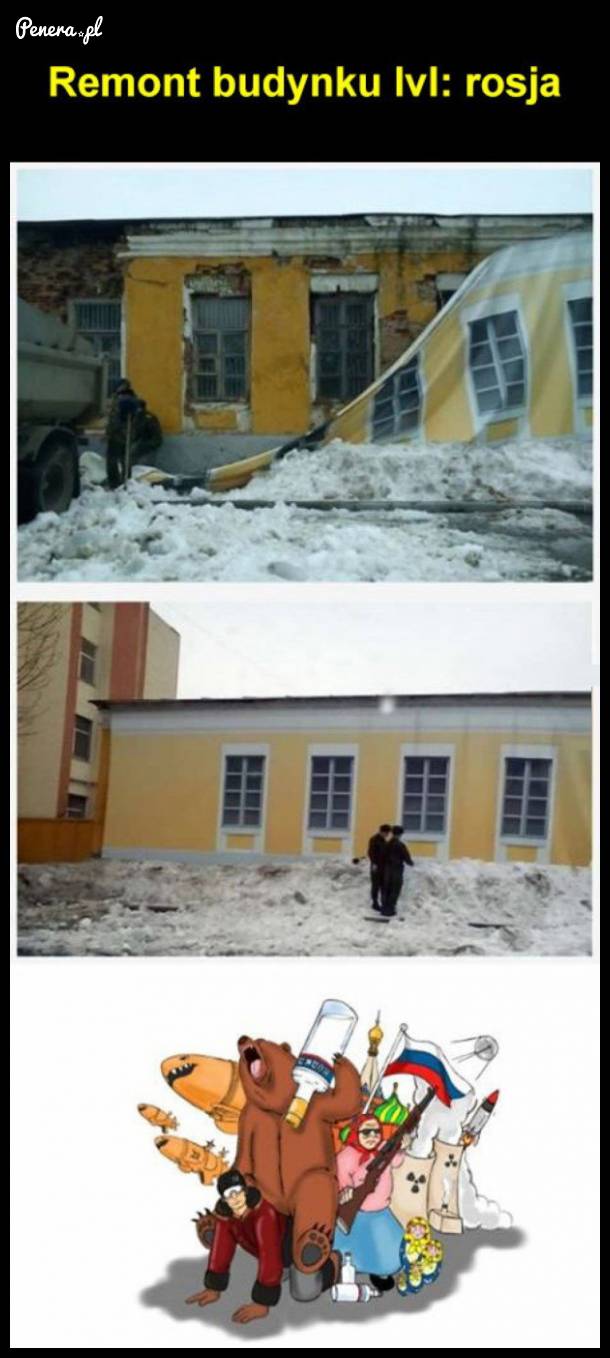 Remont budynku lvl Rosja