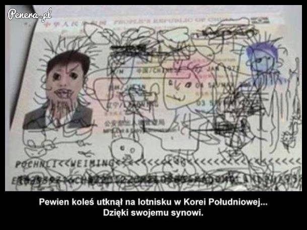 Utknął na lotnisku przez dzieciaka