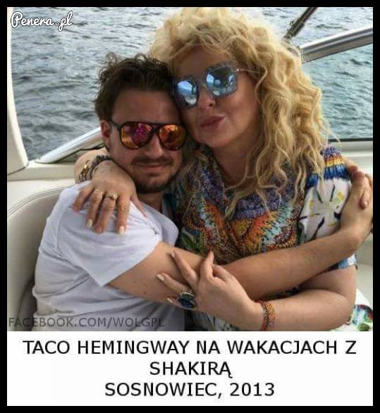 Taco Hemingway na wakacjach z Shakirą
