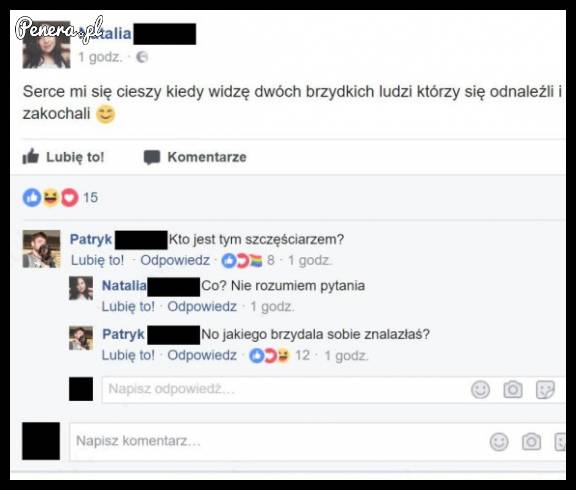 Takiego pocisku to się chyba nie spodziewała :D