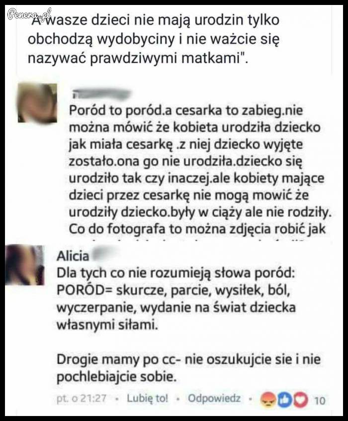 Grażyny potrafi boleć d**a nawet o poród