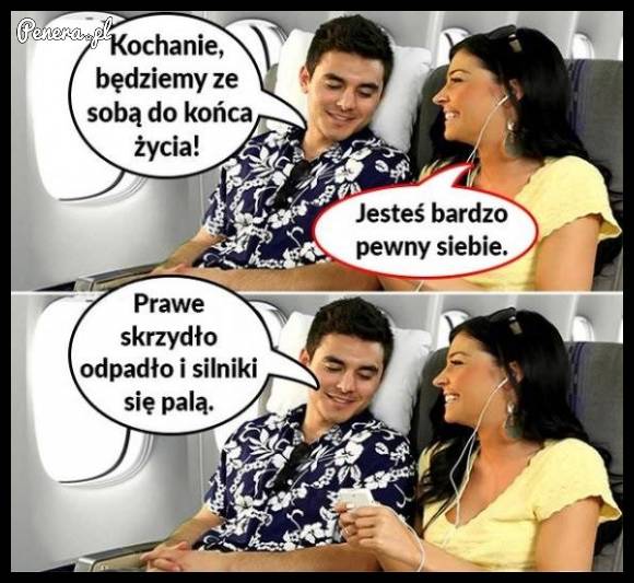 Tymczasem w samolocie