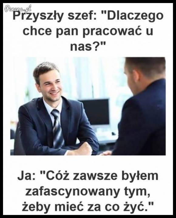Rozmowa kwalifikacyjna xD