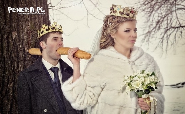 Oryginalna sesja ślubna