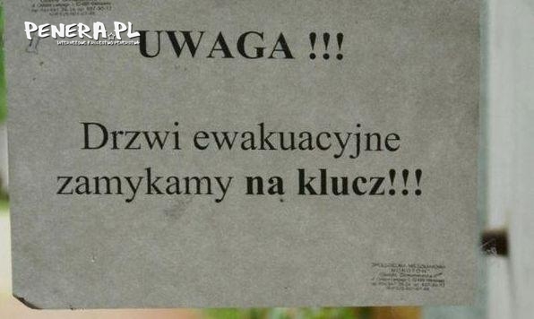 Tam ewakuację trzeba zaplanować Tam ewakuację trzeba zaplanować