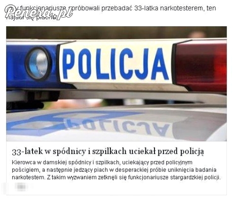33latek w kiecce i szpilkach