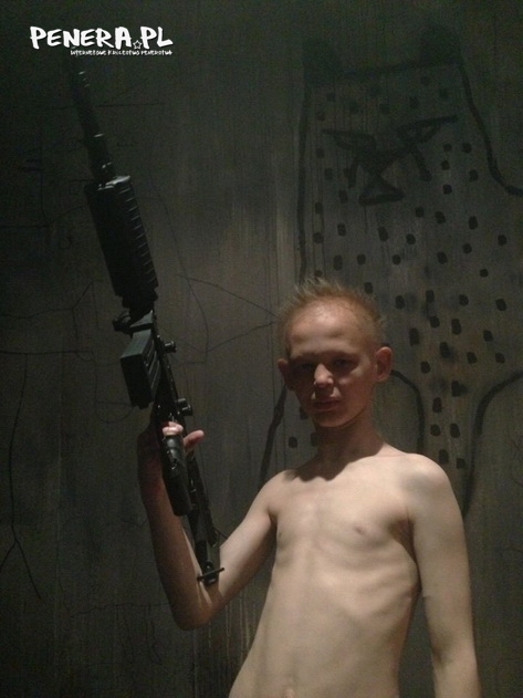 Kozak z tygrysem i karabinem Kozak z tygrysem i karabinem