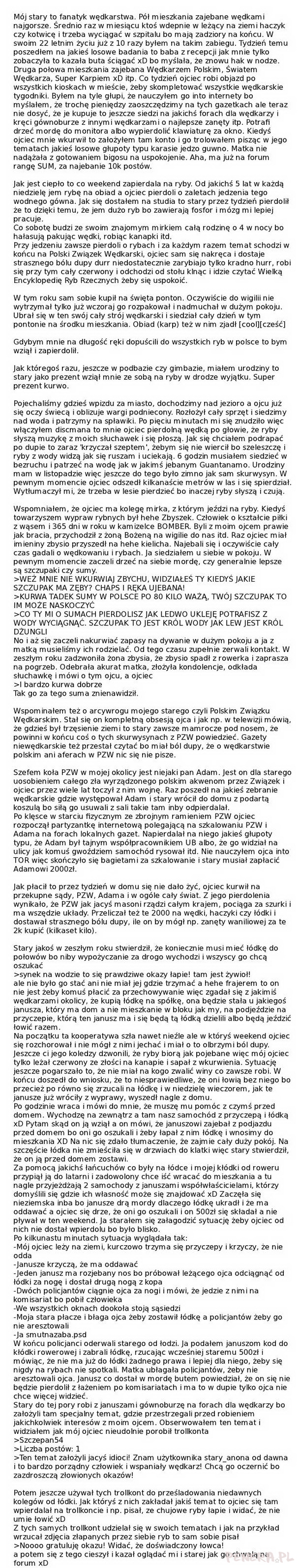 Ojciec wędkarz - hit internetu