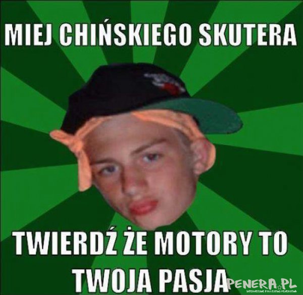 Miej chińskiego skutera