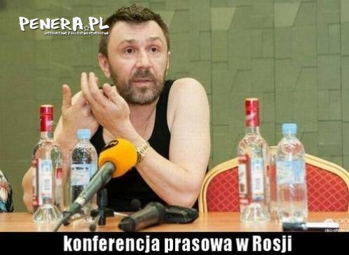 Konferencja prasowa w Rosji Konferencja prasowa w Rosji
