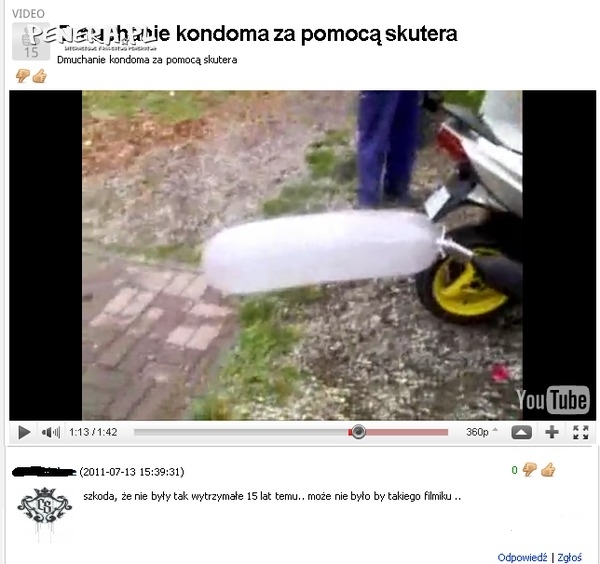 Dmuchanie skutera Dmuchanie skutera