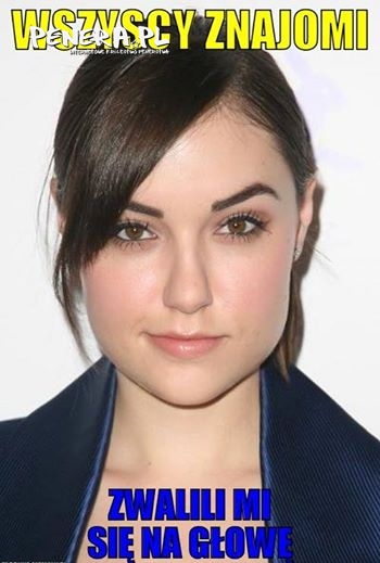 Wszyscy znajomi zwalili jej się na głowe Wszyscy znajomi zwalili jej się na głowe