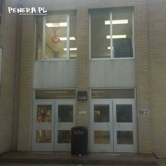 Wyjście awaryjne dla niepełnosprawnych Wyjście awaryjne dla niepełnosprawnych