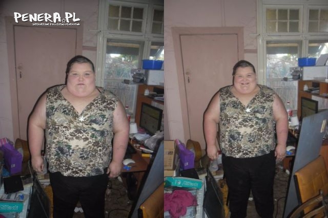 Misiaczek przed dietą i po diecie Misiaczek przed dietą i po diecie