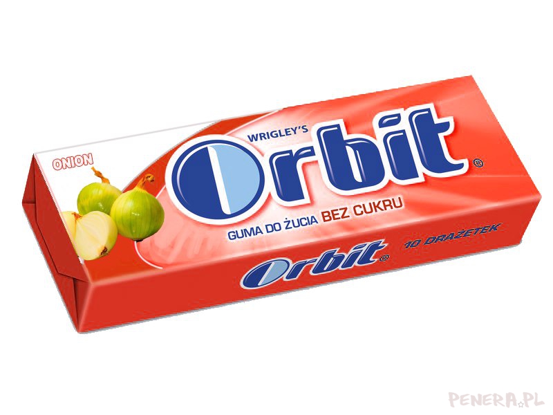 Guma do żucia o smaku cebuli Guma do żucia o smaku cebuli