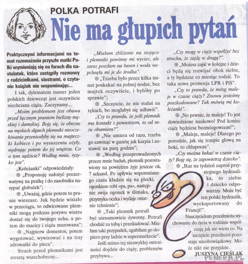 Nie ma głupich pytań Nie ma głupich pytań