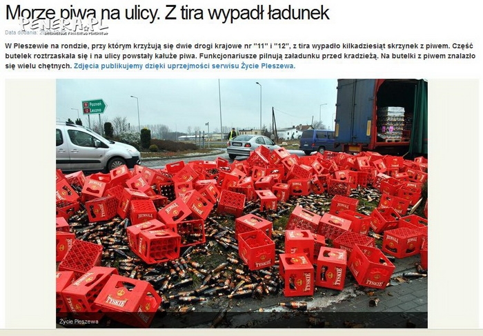 Wielka tragedia na drodze Wielka tragedia na drodze