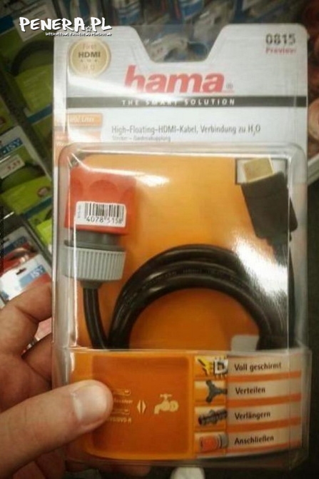 Przejściówka H2O na HDMI Przejściówka H2O na HDMI