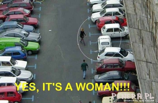 Tak zaparkowała kobieta Tak zaparkowała kobieta