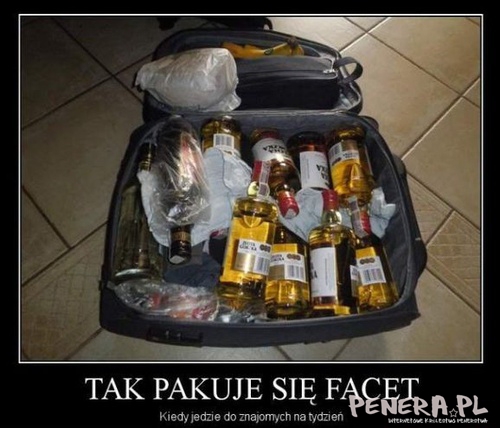 Tak pakuje się facet Tak pakuje się facet