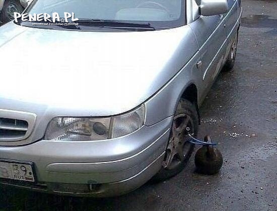 Sprytny rosyjski kierowca Sprytny rosyjski kierowca