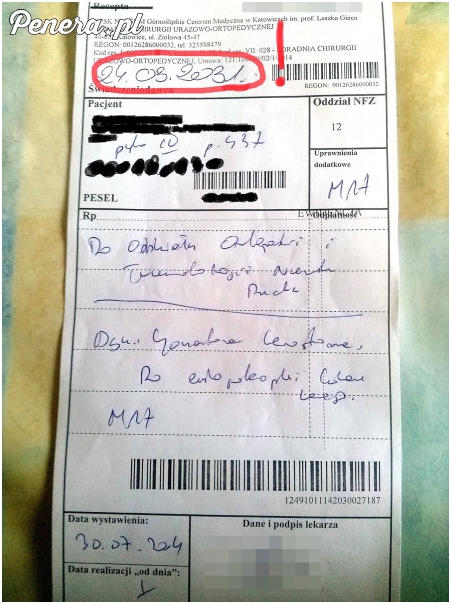 65-latka poczeka na operację... 17 lat