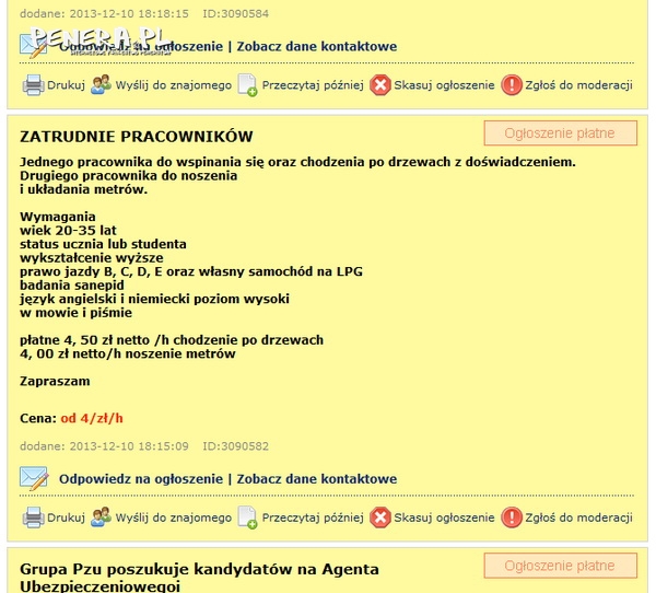 Lekka dobrze płatna praca od zaraz