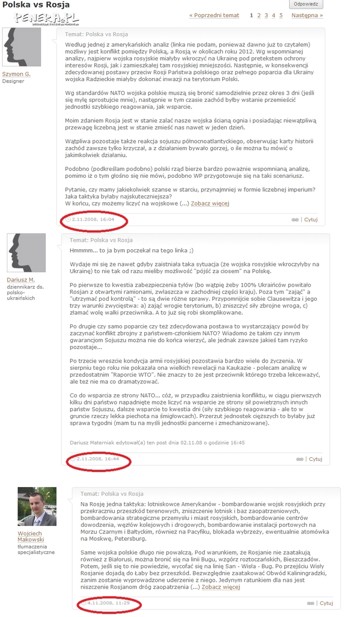 Ktoś na forum przewidział przyszłość Ktoś na forum przewidział przyszłość