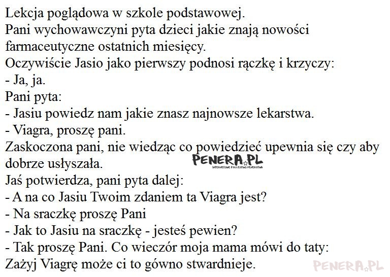 Kawał - Na co jest Viagra Kawał - Na co jest Viagra