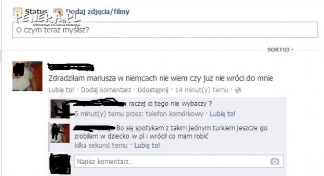 Szczerość na fejsie Szczerość na fejsie