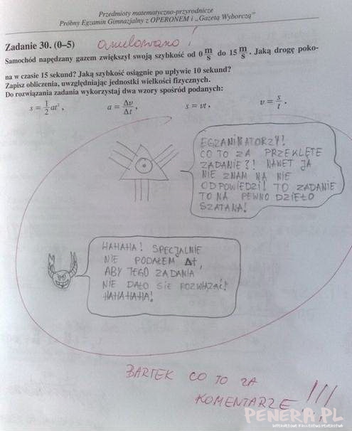 To zadanie to dzieło szatana To zadanie to dzieło szatana
