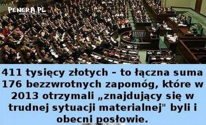Okazuje się że nasi posłowie są bardzo biedni! Okazuje się że nasi posłowie są bardzo biedni!