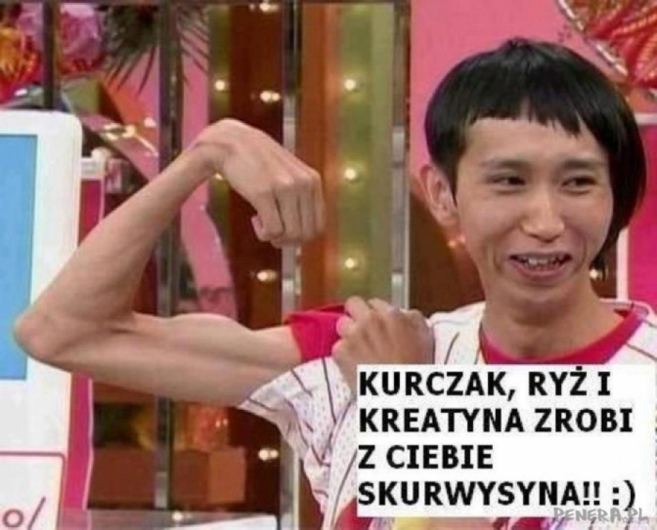 Kurczak ryż i kreatyna zrobi z Ciebie... Kurczak ryż i kreatyna zrobi z Ciebie...