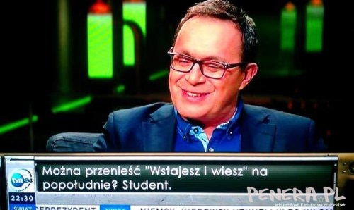 Pytanie od studenta Pytanie od studenta