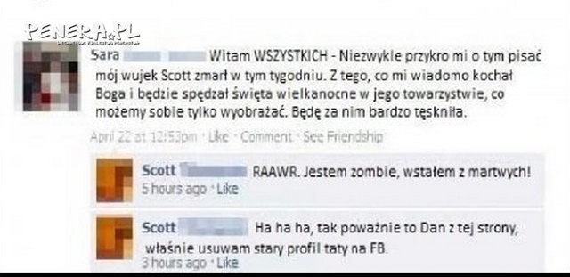 Wujek nie żyje Wujek nie żyje