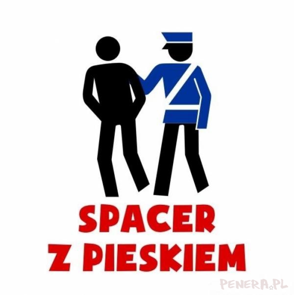 Spacer z pieskiem Spacer z pieskiem